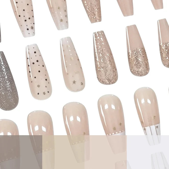 Nail Art Kit Premium Gel Starry Glitter Designs