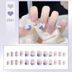 Nail Art Kit Press-On Hearts & Bows