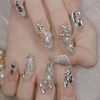 Nail Art Kit Rhinestones & Rolled Gel Strips