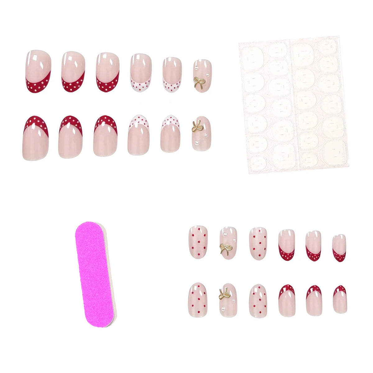 Nail Art Kit Salon-Quality Set of 24