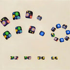 Nail Art Kit Vibrant Floral Easy Application & Long-Lasting