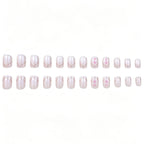 Nail Art Set 24-Piece Iridescent Heart Designs
