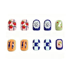 Nail Art Set 24-Piece Playful Patterns Salon-Quality