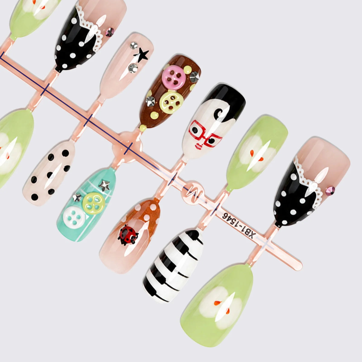 Nail Art Set 3D Details Comfortable Fit