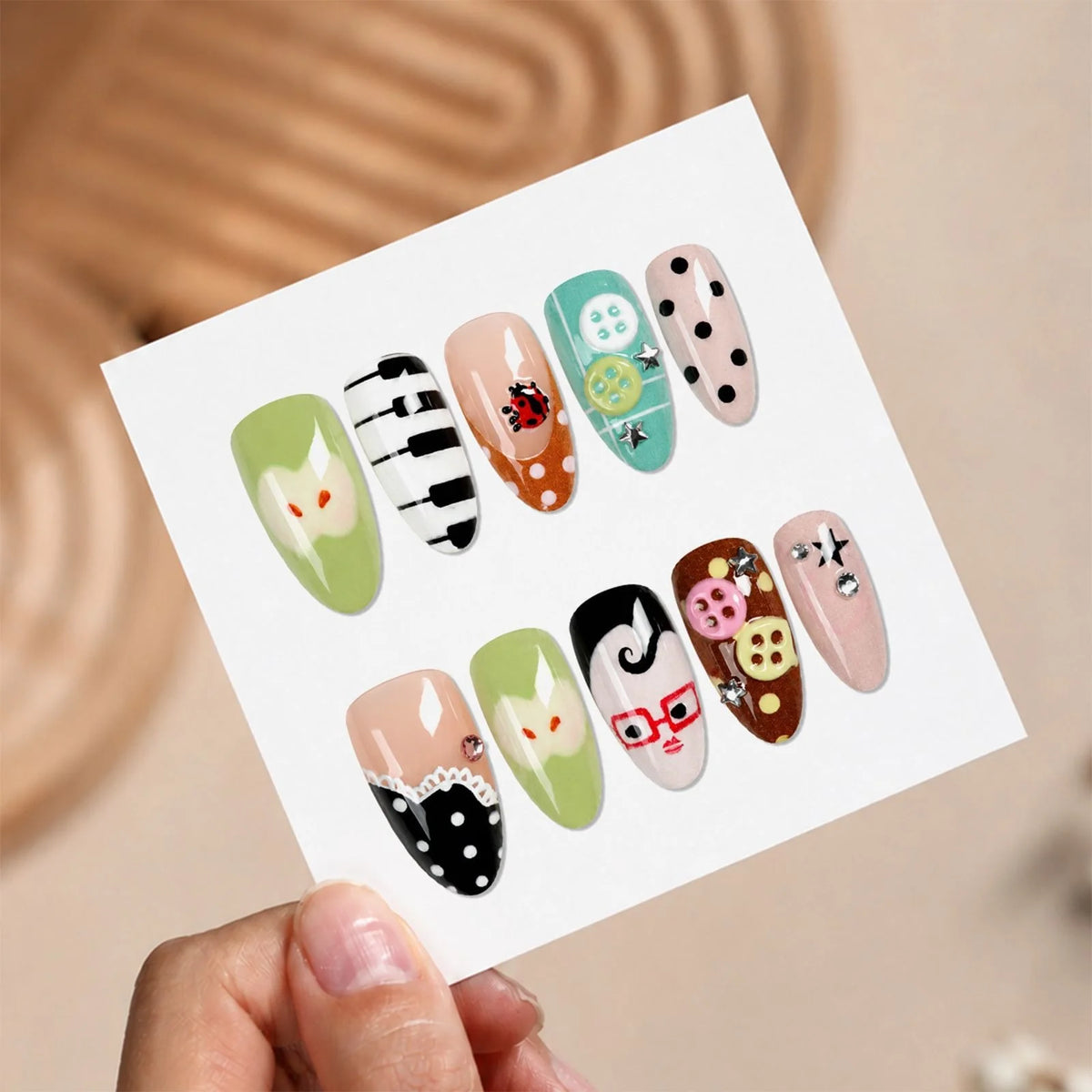 Nail Art Set 3D Details Comfortable Fit