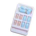 Nail Art Set Acrylic Heart Pattern & Rhinestones