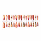 Nail Art Set Autumn Designs Easy Application & Long-Lasting