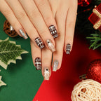 Nail Art Set Blue Rhinestones & Glitter