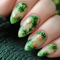 Nail Art Set Botanical Floral Decals & Glitter