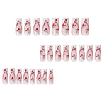 Nail Art Set Cherry Blossom Sparkling Accents Quick Application