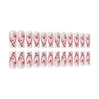Nail Art Set Cherry Blossom Sparkling Accents Quick Application