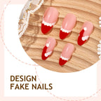 Nail Art Set Festive Designs Includes Glue
