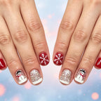 Nail Art Set Festive Snowflake & Glitter Kit