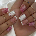 Nail Art Set Floral Abstract Gems & Stickers