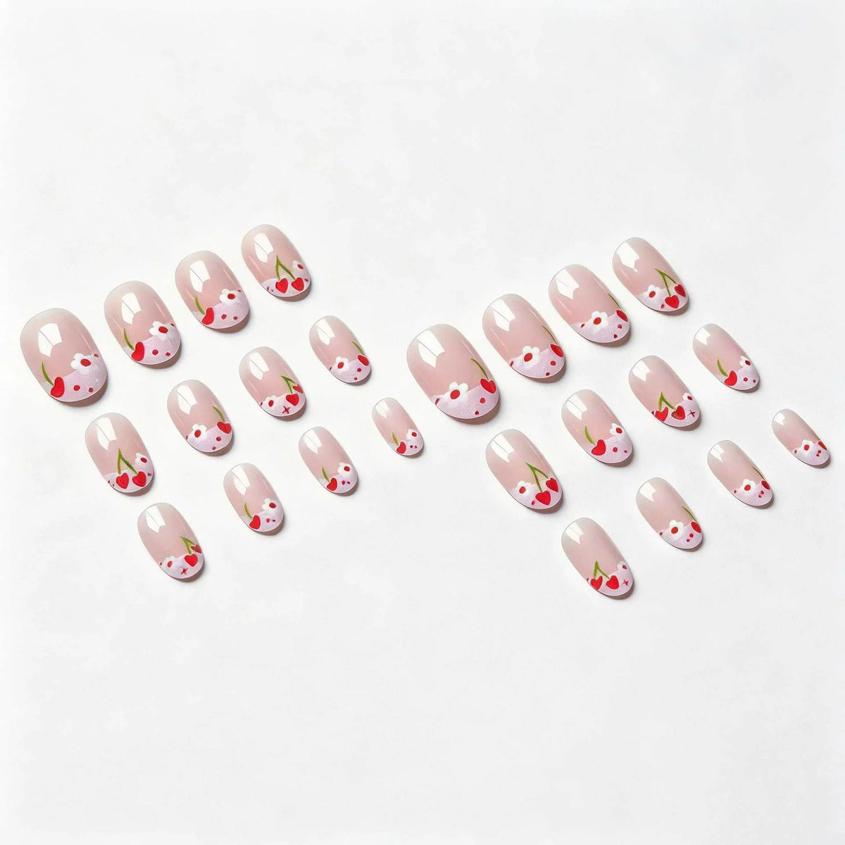 Nail Art Set Floral Accent Easy Application & Long-Lasting Finish