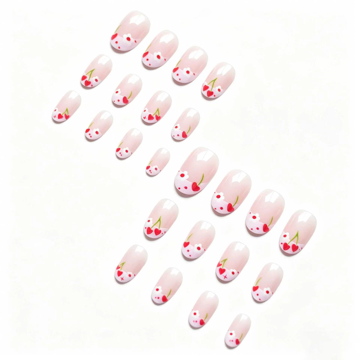 Nail Art Set Floral Accent Easy Application & Long-Lasting Finish