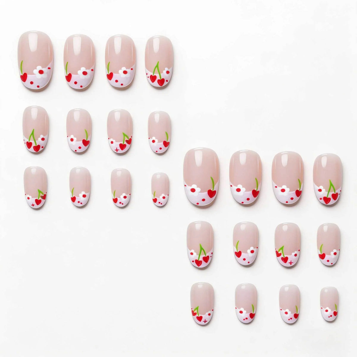 Nail Art Set Floral Accent Easy Application & Long-Lasting Finish