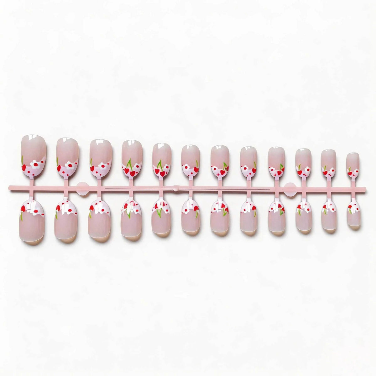 Nail Art Set Floral Accent Easy Application & Long-Lasting Finish