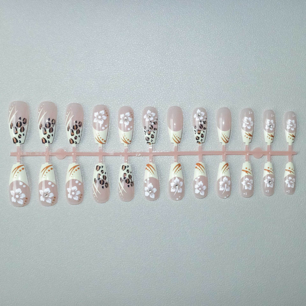 Nail Art Set Floral & Animal Prints Easy Application