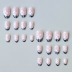 Nail Art Set Floral Designs Clear Nude & Jelly