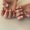 Nail Art Set Floral Designs Clear Nude & Jelly