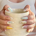 Nail Art Set Floral Designs Complete Kit Long-Lasting Finish