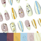 Nail Art Set Floral Designs Complete Kit Long-Lasting Finish
