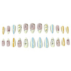 Nail Art Set Floral Designs Complete Kit Long-Lasting Finish