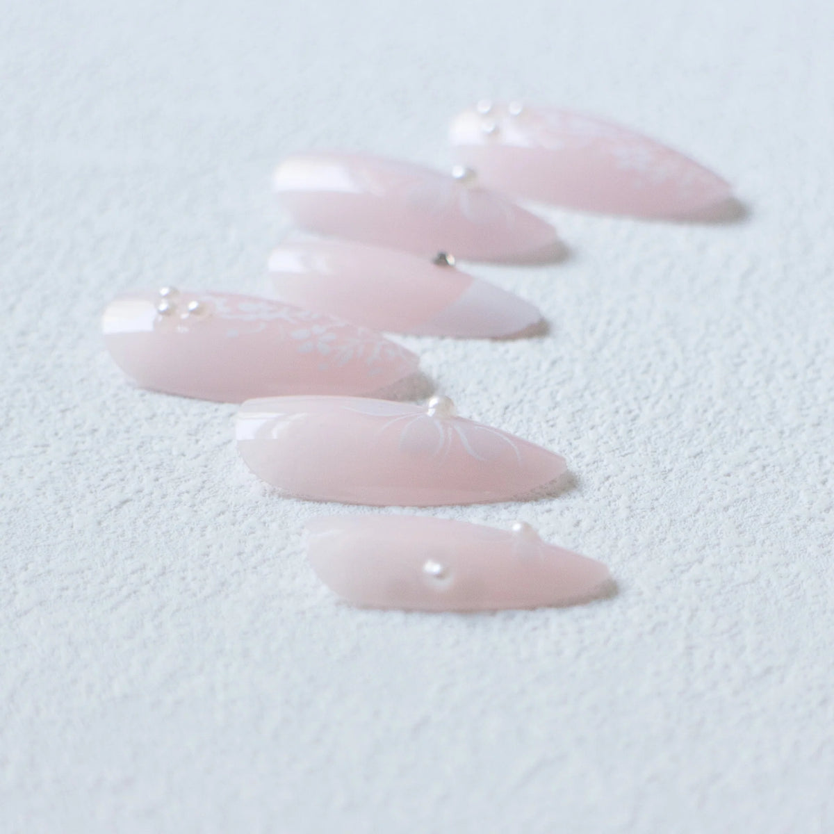 Nail Art Set Floral Designs Creamy Finish Long-Lasting Shine