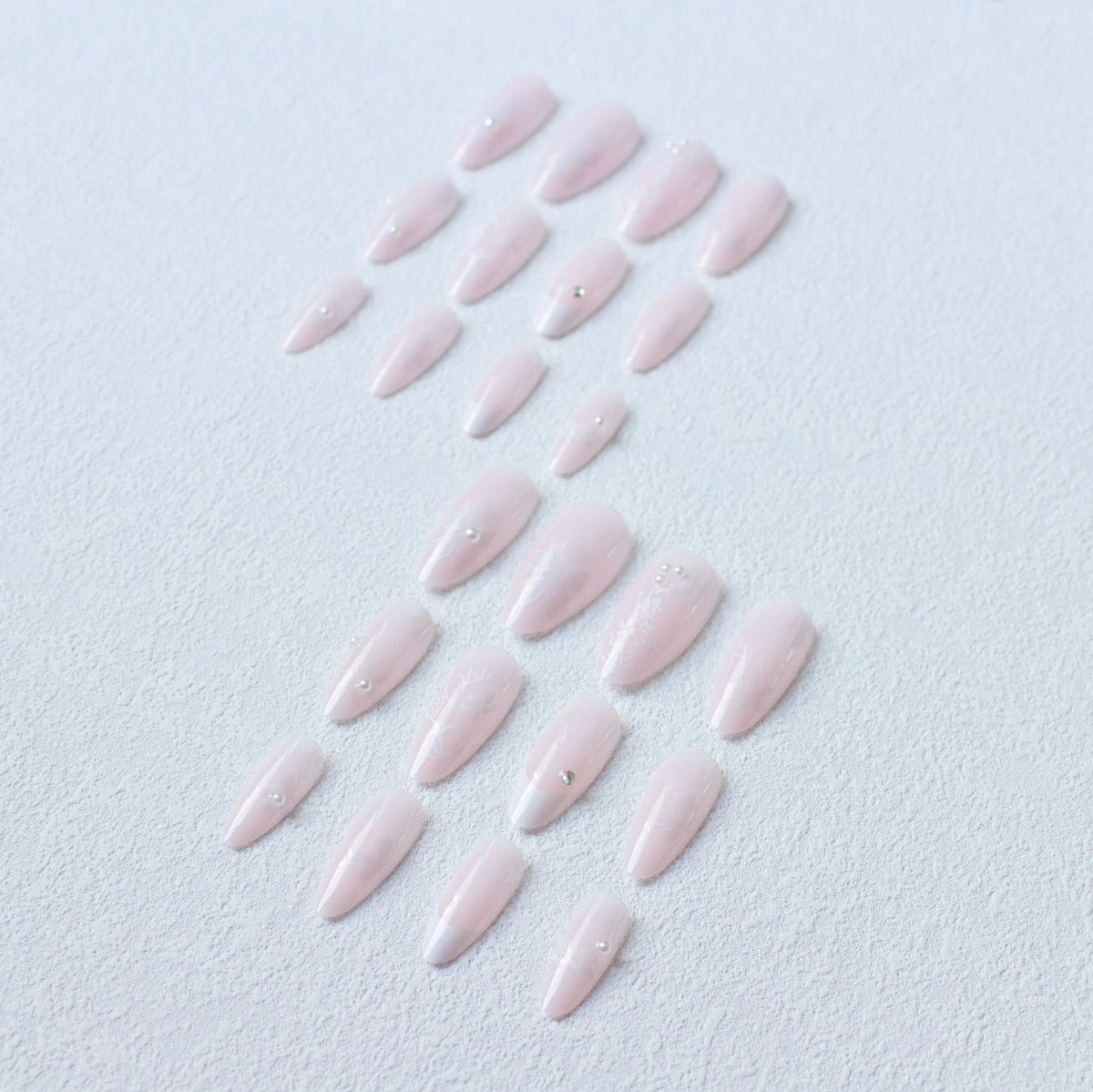 Nail Art Set Floral Designs Creamy Finish Long-Lasting Shine