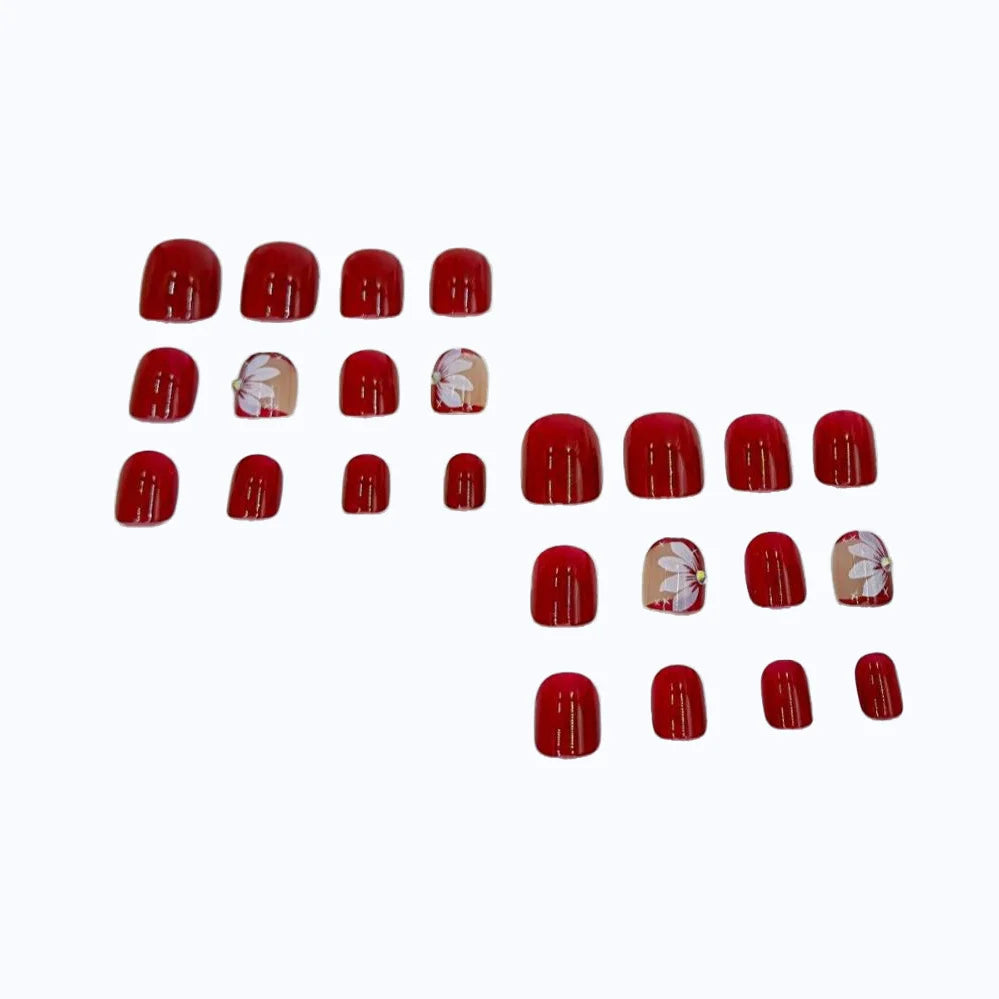 Nail Art Set Floral Designs Easy Application