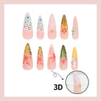 Nail Art Set Floral Designs & Easy Application