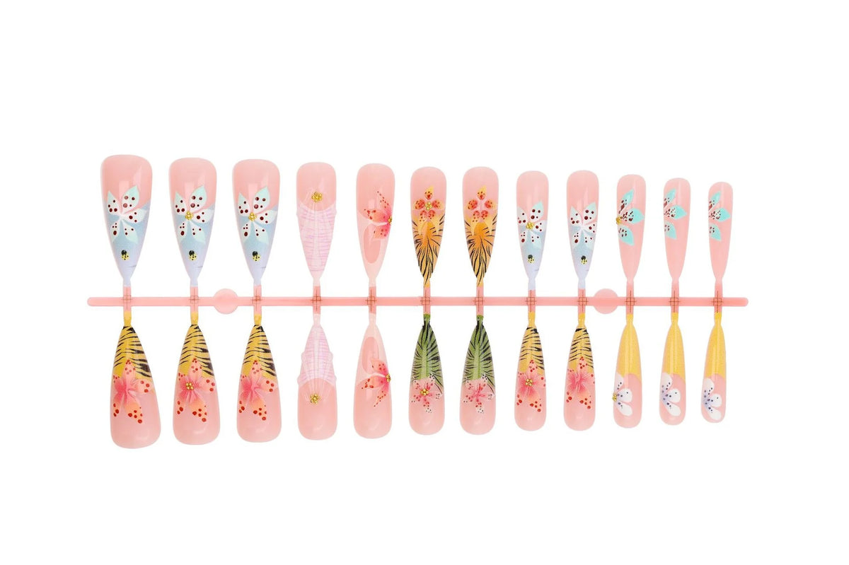 Nail Art Set Floral Designs & Easy Application
