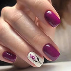 Nail Art Set Floral Designs Gel Strips & Rolled Decals