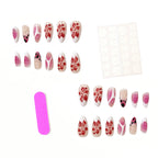 Nail Art Set Floral Designs Long-Lasting