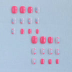 Nail Art Set Floral Designs Natural Acrylic & Gel