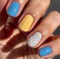 Nail Art Set Floral Designs Non-Toxic 24 Piece