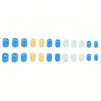 Nail Art Set Floral Designs Non-Toxic 24 Piece