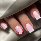 Nail Art Set Floral French Tips Easy Application