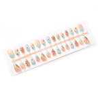 Nail Art Set Floral Gem Accents Long-Lasting Shine