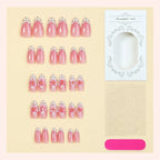 Nail Art Set Floral & Glitter Easy Application