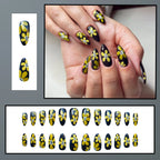 Nail Art Set Floral Glue-On & Jelly-Style