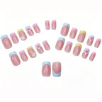 Nail Art Set Floral & Minimalist Easy Application Long-Lasting