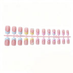 Nail Art Set Floral & Minimalist Easy Application Long-Lasting