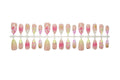 Nail Art Set Floral & Sparkle Designs Easy Application