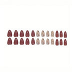 Nail Art Set Floral Stickers & Gems Durable Finish