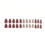 Nail Art Set Floral Stickers & Gems Durable Finish