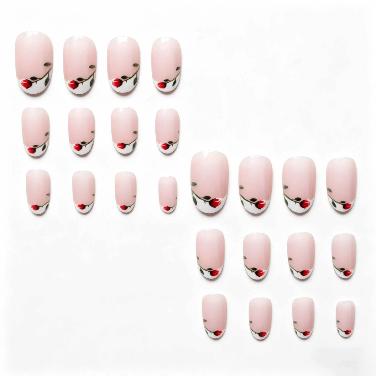 Nail Art Set Floral Stickers & Tools