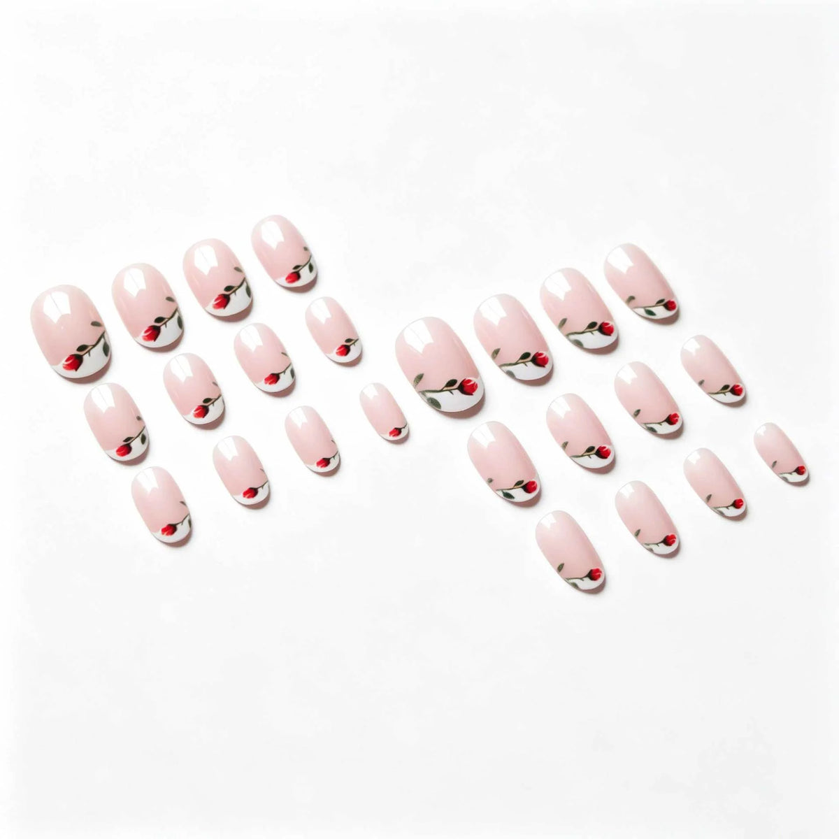 Nail Art Set Floral Stickers & Tools