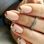 Nail Art Set Floral Stickers & Tools